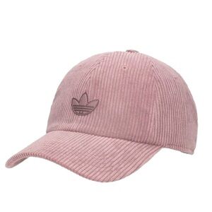 Adidas unisex corduroy dusty pink baseball cap